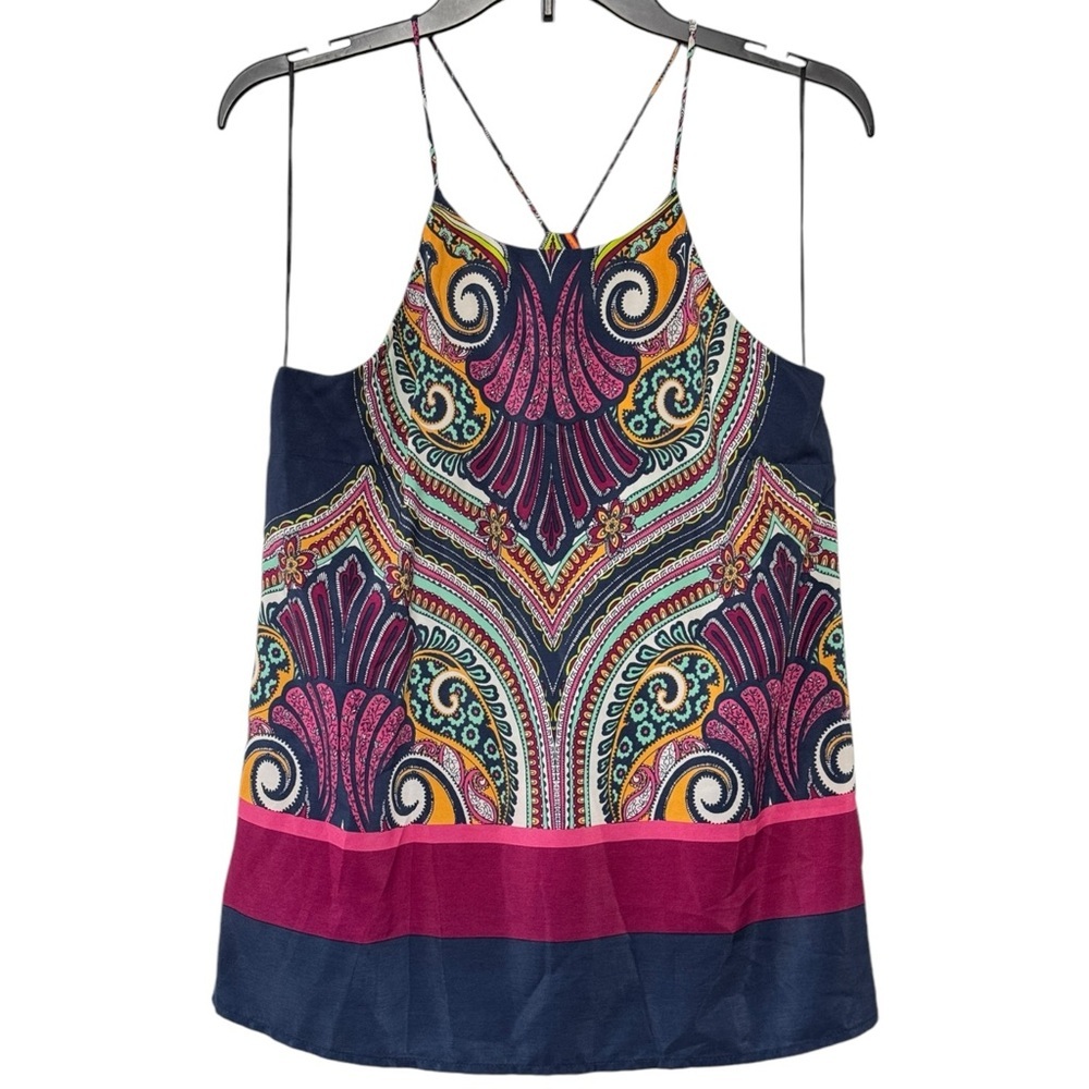 Renee C. Multicolored Blouse Strappy‎ Tank Top